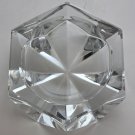 Cut glass star Heavy ashtray crystal good quality