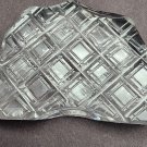 Hand cut glass tartan paperweight, 24% lead crystal Great gift