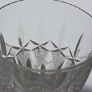 Hand Cut glass goblet stemware
