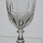 Hand Cut glass goblet stemware