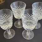 4 Signed Waterford glass Hand Cut port/wine Alana pattern Irish Crystal 4 Signed Waterford glass Hand Cut port/wine Alana pattern Irish Crystal