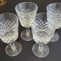 4 Signed Waterford glass Hand Cut port/wine Alana pattern Irish Crystal
