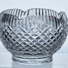 Hand Cut 34% lead crystal bowl signed Tipperary