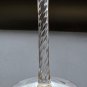 Signed pair Lenox Aria candle sticks Crystal Made in USA Mt Pleasant PA