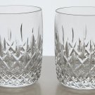 Signed Lenox pair Cut glass Masterpiece dor Crystal Made in USA