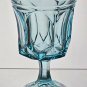 Anchor Hocking Fairfield sky blue Goblet pair