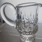 Signed Waterford Lismore crystal sugar and creamer