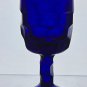 Viking Glass blue wine honeycomb pair