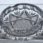 Cut glass ashtray crystal