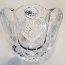 lead crystal bowl, Hearts, Made in USA ,glass