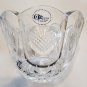 lead crystal bowl, Hearts, Made in USA ,glass