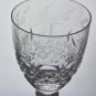 Pair Rogaska Hand Cut goblets glass lead crystal Gallia