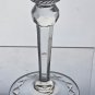 Pair Rogaska Hand Cut goblets glass lead crystal Gallia