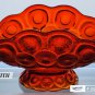 LE Smith glass Red moon and stars banana Bowl