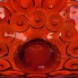 LE Smith glass Red moon and stars banana Bowl