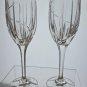 Mikasa Uptown glass goblet stemware pair