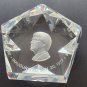JIMMY Carter 1977 Inauguration paperweight, Star shaped