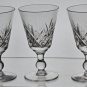 3 Signed Hand Cut Glass port Glengarry Cambridge Stuart