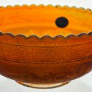 Imperial marigold carnival luster windmill bowl