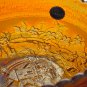 Imperial marigold carnival luster windmill bowl