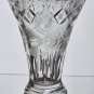 CUT GLASS VASE plus wheel cut