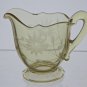 Lancaster Glass Co. Yellow Jubilee sugar and creamer set