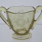 Lancaster Glass Co. Yellow Jubilee sugar and creamer set