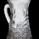 Antique Pitcher Cut Glass Harvard Antique Pitcher Cut Glass Harvard