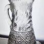 Antique Pitcher Cut Glass Harvard