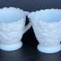 Westmoreland Bramble Maple milk Glass sugar and creamer
