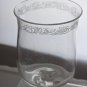 4 Lenox needle etched Crystal Goblets Made in USA Mt Pleasant PA mouth blown