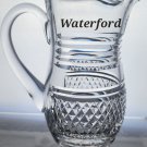 Signed Waterford Hand Cut crystal martini pitcher Irish Crystal