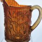 Imperial marigold carnival luster rose pitcher