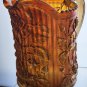 Imperial marigold carnival luster rose pitcher