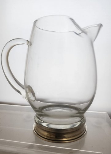 VTG Wallace Sterling glass cocktail pitcher