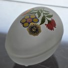 Westmoreland frosted egg shape trinket box