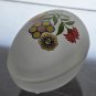 Westmoreland frosted egg shape trinket box