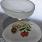 Westmoreland frosted egg shape trinket box