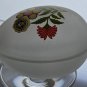 Westmoreland frosted egg shape trinket box