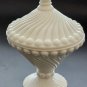 Westmoreland milk Glass swirl and ball compote