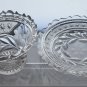 Glass Mayonnaise bowl and under plate