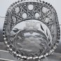 ABP cut glass oval bowl