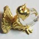 Swarovski crystal brass hen figurine Swarovski crystal brass hen figurine