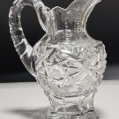 ABP cut glass signed Hawkes creamer American