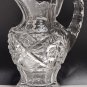 ABP cut glass signed Hawkes creamer American