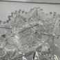ABP cut glass odd shape dish