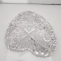 ABP cut glass odd shape dish