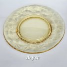8 piece Bryce El Rancho amber glass plates