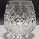 Crystal votive Hand blown Noel 1984.Made in USA