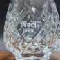 Crystal votive Hand blown Noel 1984.Made in USA